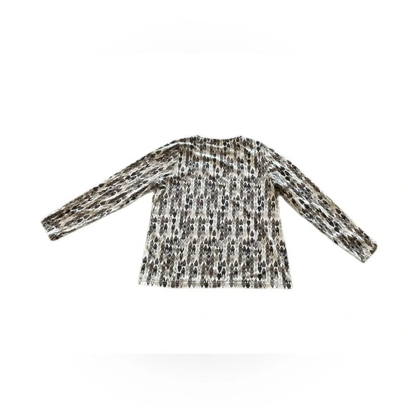 Kim Rogers Abstract Design Cotton Blend Long Sleeve Shirt Women’s XL - Picture 4 of 11